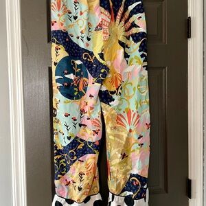 Anthropologie Multicolor Abstract Pants